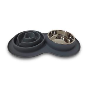 Slow Feeder Duo - Graphite Calm Divus