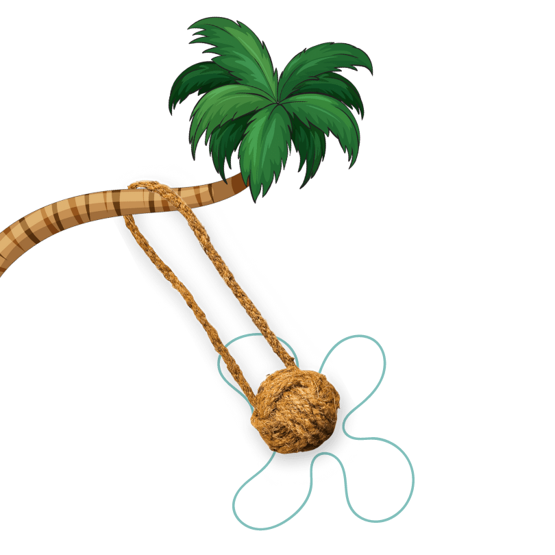 Knitted coconut ball 1 coocnut rope 6698f6721ec7a
