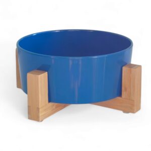 Azure Serenity Divus Bamboo Stand Bowl