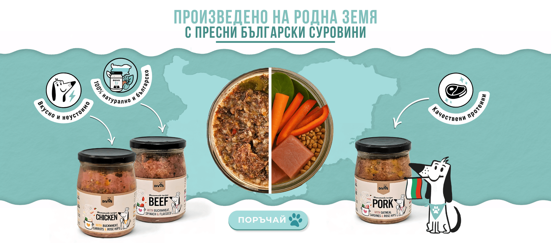 готвена храна за кучета 1